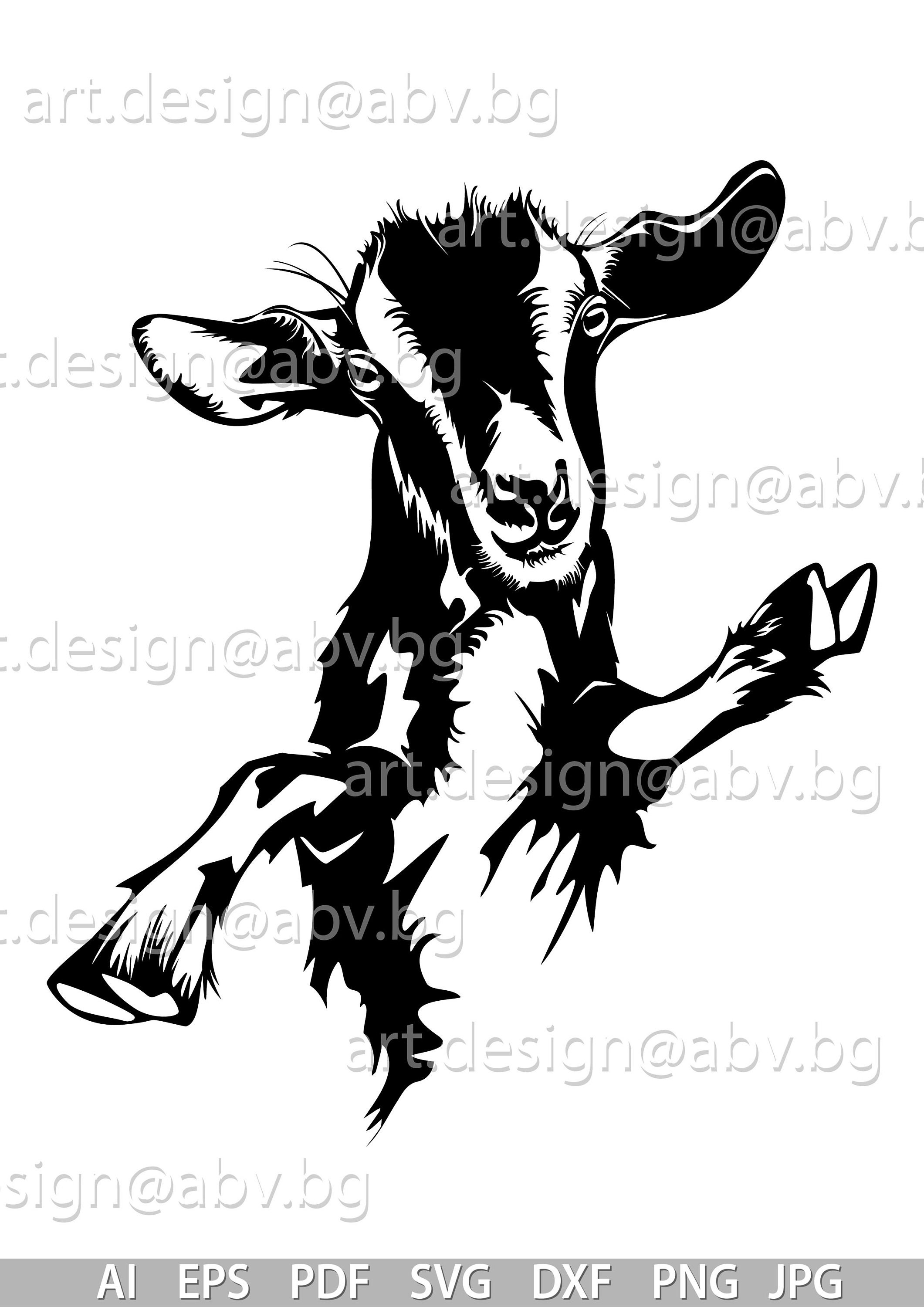 Goatse Vector Goat Vector Graphic (ai, Eps, Svg, Png, Dxf, Pdf, Jpg) (digital ...