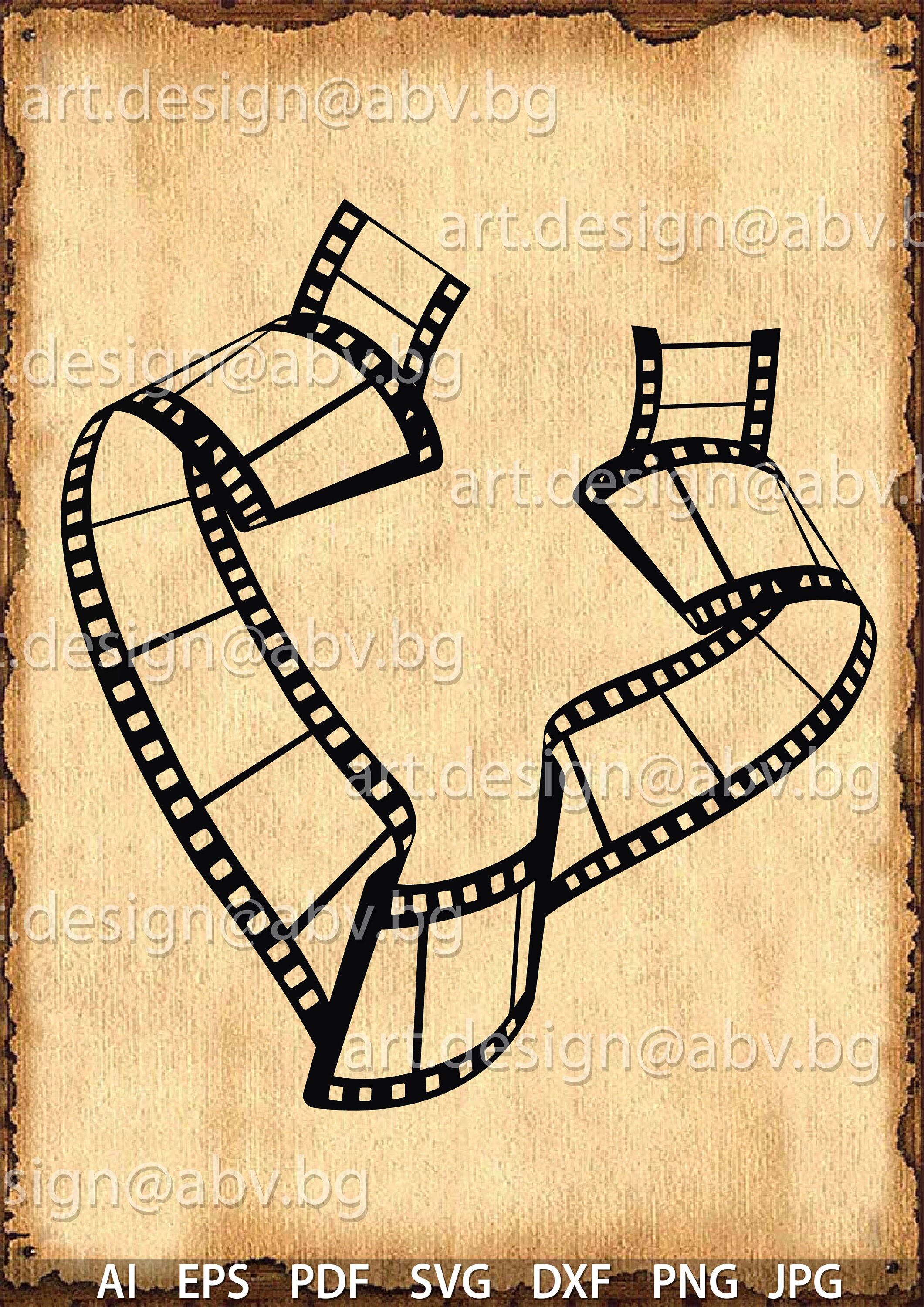 Download Vector HEART photo strip love AI png eps pdf svg dxf | Etsy