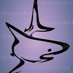 Vector TIBURÓN, PEZ, AI, eps, pdf, png, svg, dxf, jpg Imagen Gráfica Descarga Digital Obra de Arte, gráfica, cupones de descuento