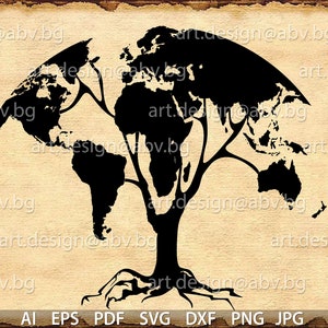 Vector BOOM AARDE, kaart, continenten, AI, eps, png, pdf, svg, dxf, jpg downloaden, modellenbibliotheek, kortingsbonnen