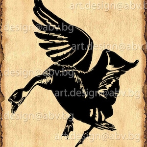 Vector GOOSE, AI, eps, pdf, png, svg, dxf, jpg Image Graphic Digital Download Artwork, graphical, discount coupons