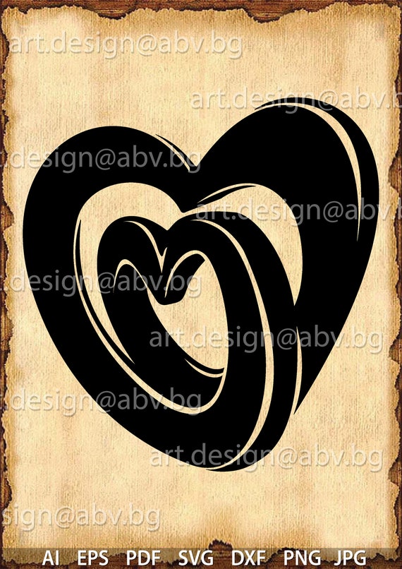 Vector Hearts Ai Eps Pdf Png Svg Dxf Jpg Download Etsy