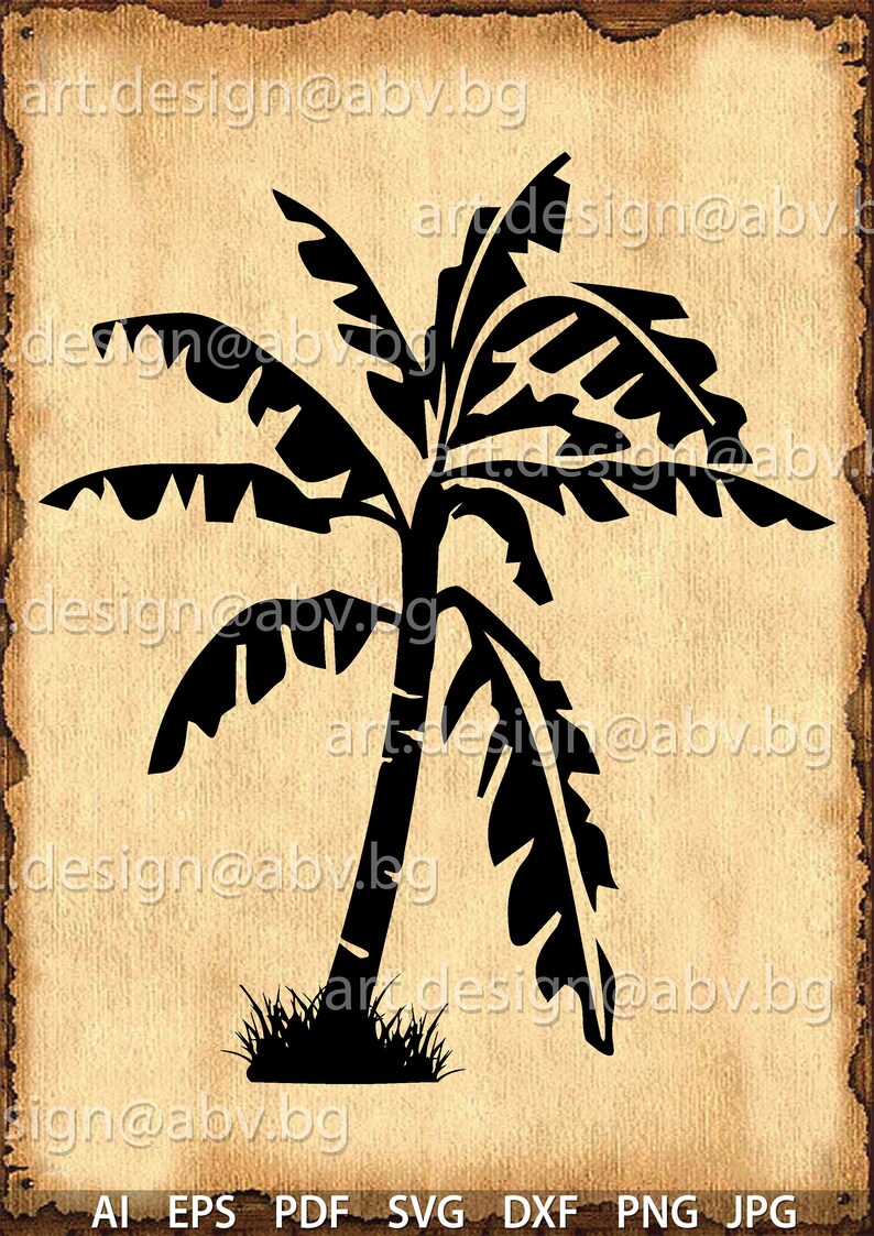 Vector PALM Tree AI Eps Pdf Svg Dxf Png Jpg Download - Etsy