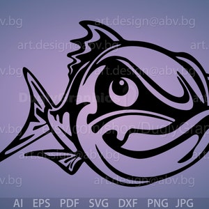Vector FISH, balloon, AI, eps, pdf, PNG, svg, dxf, jpg Image Graphic Digital Download Artwork, graphical