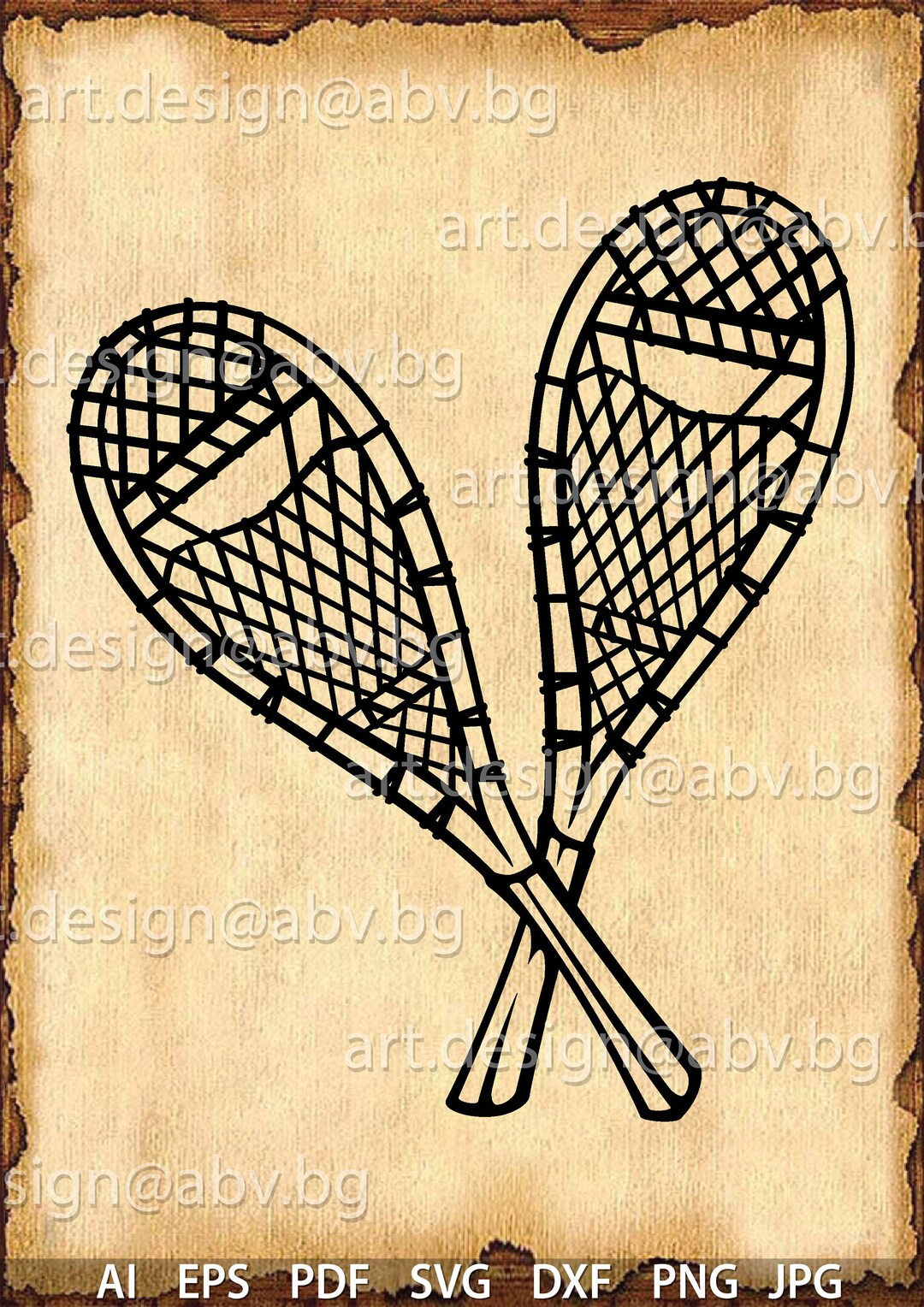 Vector RACKETS Squash Ai Eps Pdf Svg Dxf Png Jpg Etsy