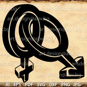 Vector MALE and FEMALE signs, AI, eps, pdf, svg, dxf, png, jpg Download, Digital image, graphical image, love, infinity, discount coupons