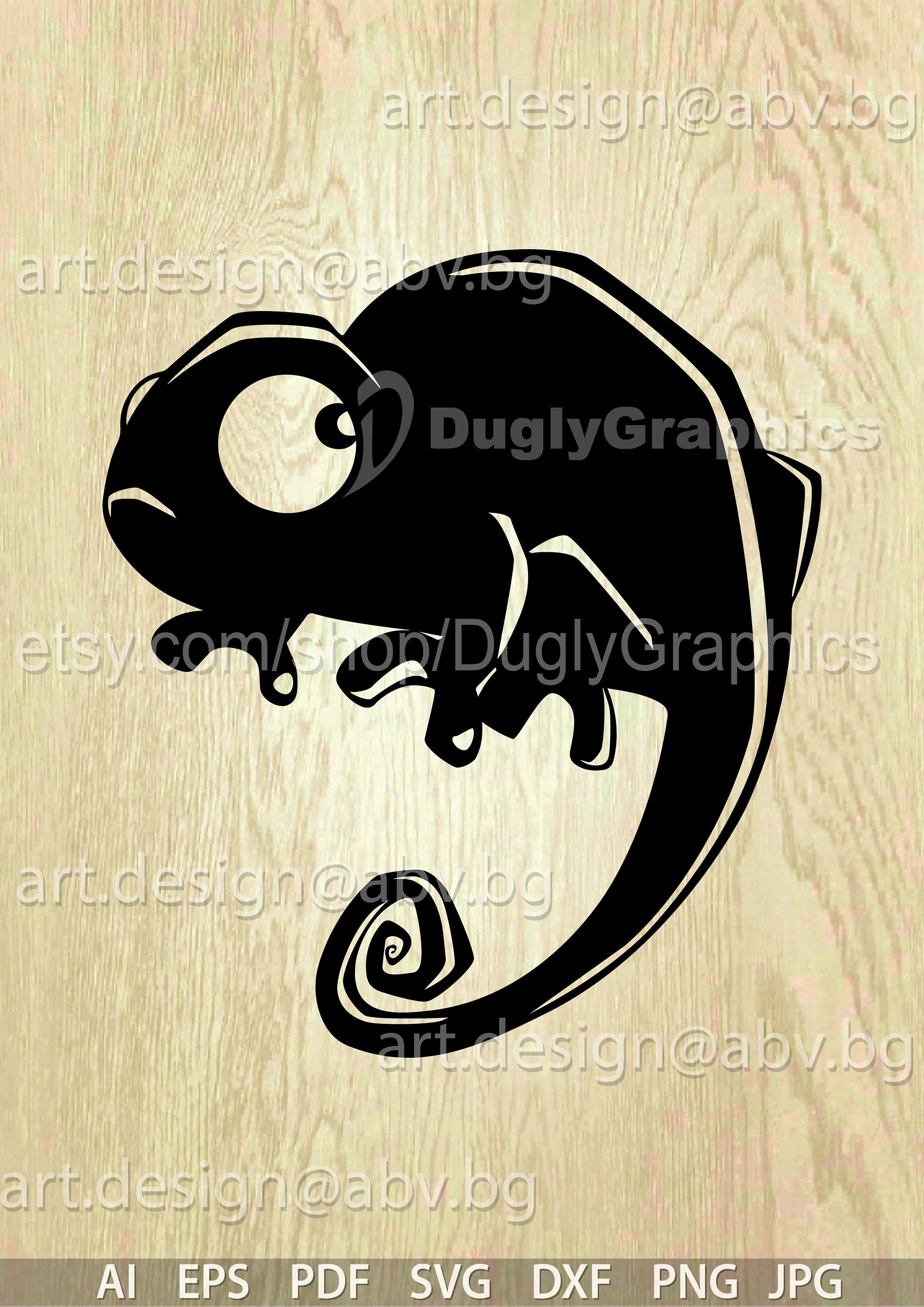 Chameleon Vector Image, Printable Graphic (digital Download) - Etsy