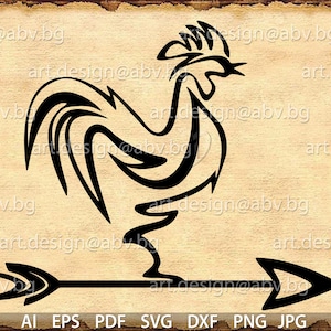 Vector WEATHER VANE, AI, eps, pdf, svg, dxf, png, jpg Download, Digital image, graphical image, discount coupons