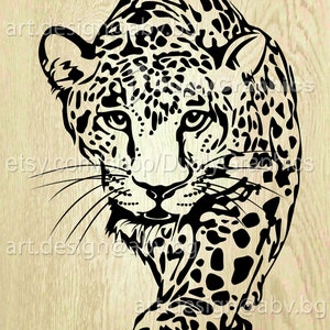 Vector LEOPARD, AI, PNG, eps, pdf, svg, dxf, jpg downloaden, digitaal beeld, grafisch, wild dier