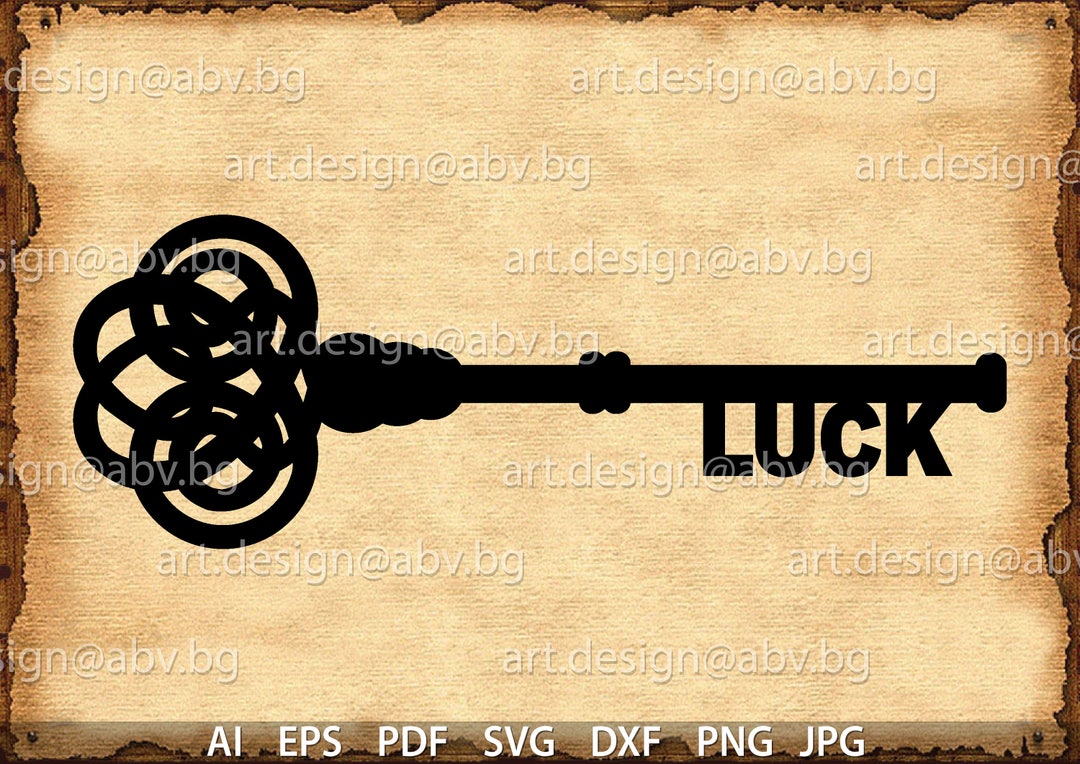 Vector KEY, Luck, AI, Eps, Pdf, Svg, Dxf, Png, Jpg Download, Digital ...