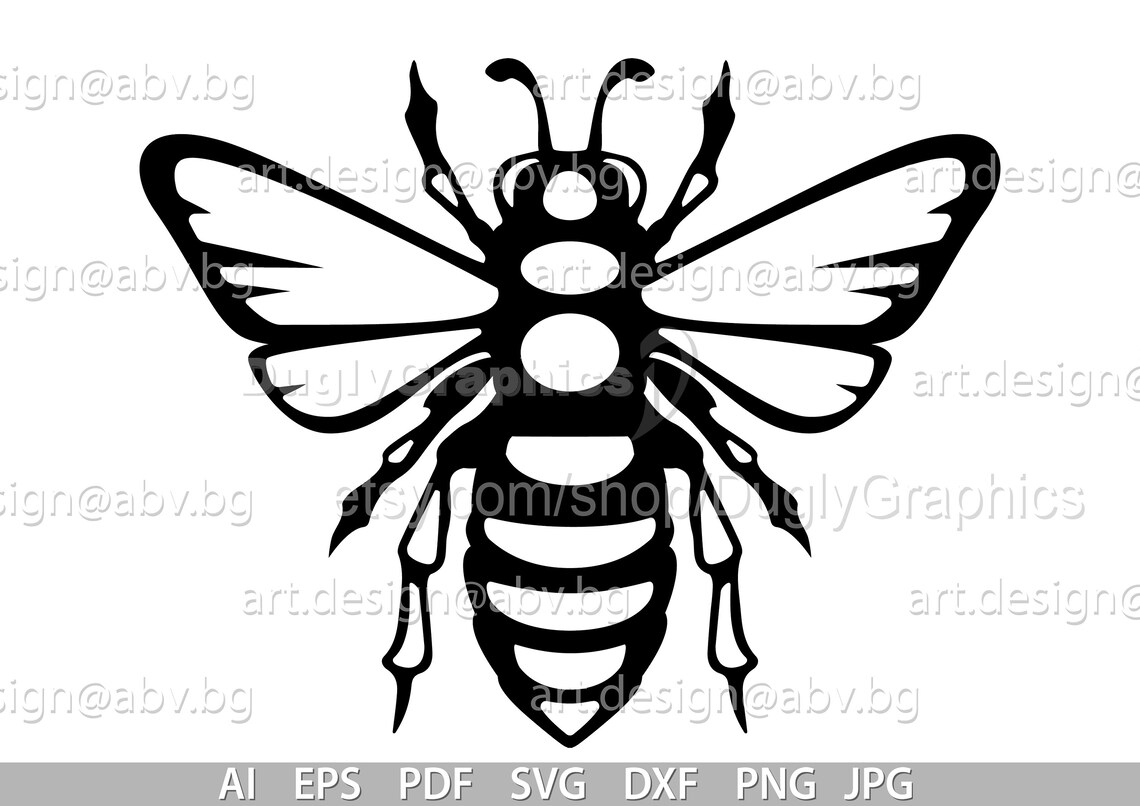 Vector BEE SVG, Ai, Eps, PNG, Pdf, Jpg Download, Digital Image ...