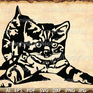 Vector CAT, AI, PNG, eps, pdf, svg, dxf, jpg Download files, Digital, graphical, discount coupons