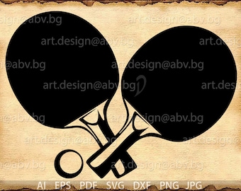 Ping Pong Dxf Etsy