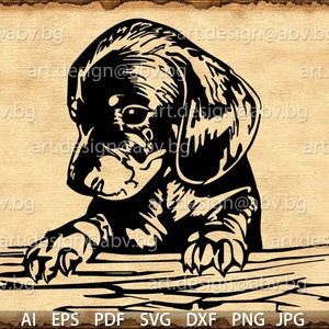 Vector DOG puppy AI PNG eps pdf svg dxf jpg Download Digital image graphical animal