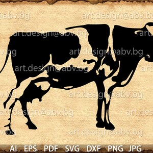 Vector COW, AI, eps, pdf, PNG, svg, dxf, jpg, Instant Download Printable, Digital image, graphical image, discount coupons