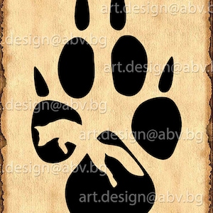 Vector STEP FOX, AI, eps, pdf, png, svg, dxf, jpg Image graphique en téléchargement numérique oeuvre, graphique, sentiers d'animaux