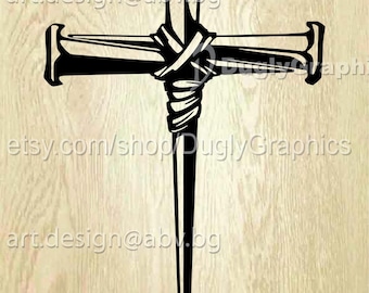 Nail Cross Vector Art (Digital Download)