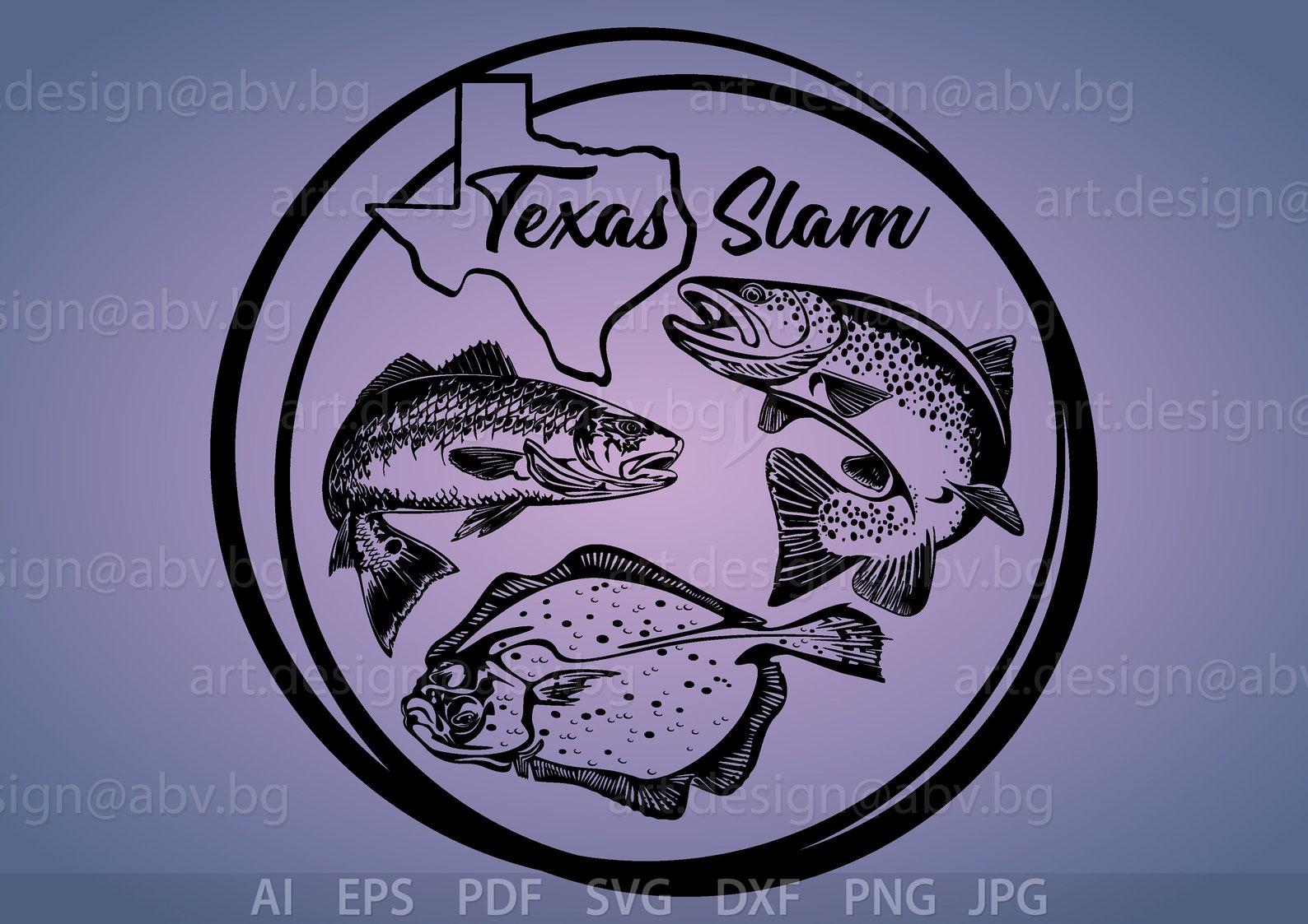 Vector TEXAS SLAM AI Eps Pdf Png Svg Dxf Jpg Image Etsy