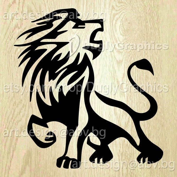 Vector LION, AI, eps, pdf, svg, dxf, png, jpg Image graphique téléchargement numérique oeuvre, graphique, animalq zodiaque lion, coupons de réduction