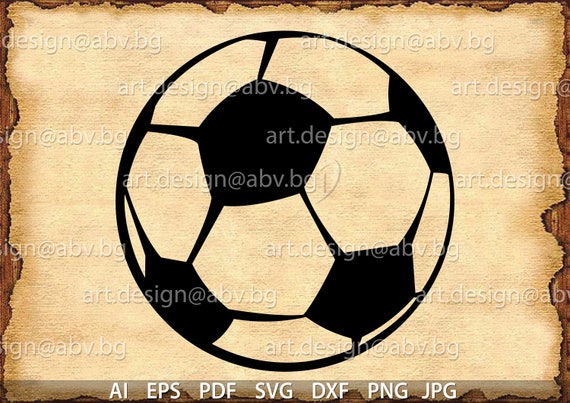 Vector SOCCER BALL ai eps pdf SVG dxf png jpg Download | Etsy