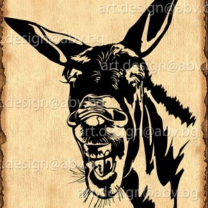 Vector  DONKEY Smile, Download, Digital image, graphical, AI, PNG, eps, pdf, svg, dxf, jpg, dhole, animal, discount coupons