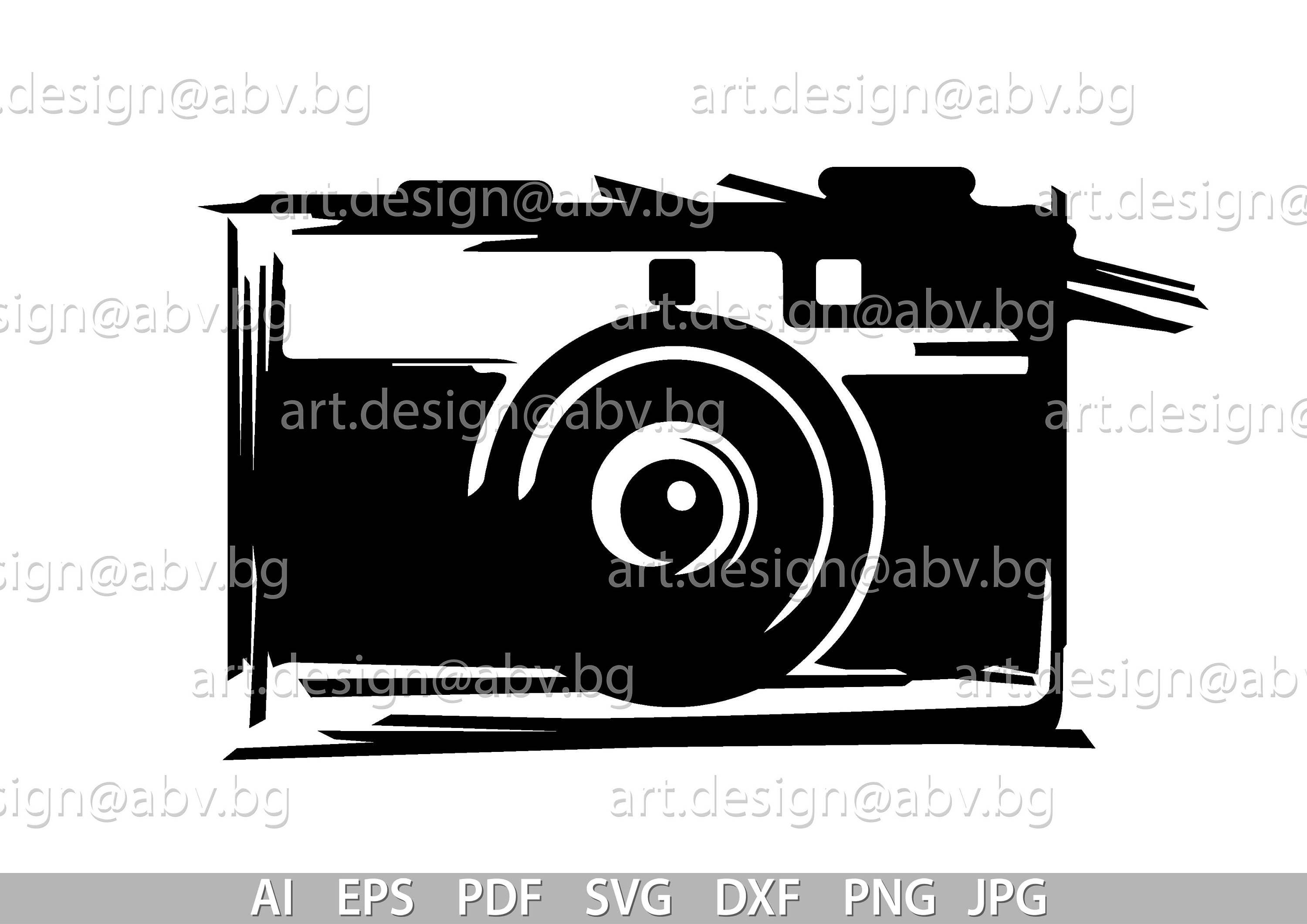 Vector CAMERA, AI, Png, Eps, Pdf, Svg, Dxf, Jpg Download, Digital Image ...