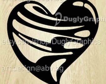 Vettore CUORE amore ai eps pdf png dxf svg jpg Scarica l'immagine grafica