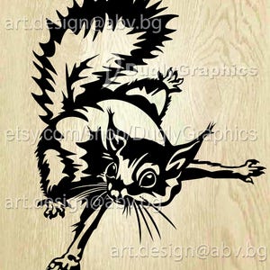 Vector EEKHOORN, AI, eps, pdf, svg, dxf, png, jpg Digitale grafische afbeelding
