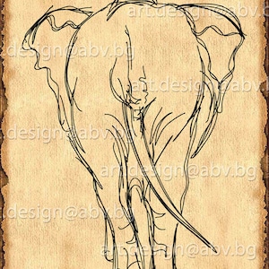 Vector ELEPHANT, AI, eps, pdf, svg, dxf, png, jpg Download, graphical, animal, figuration, discount coupons