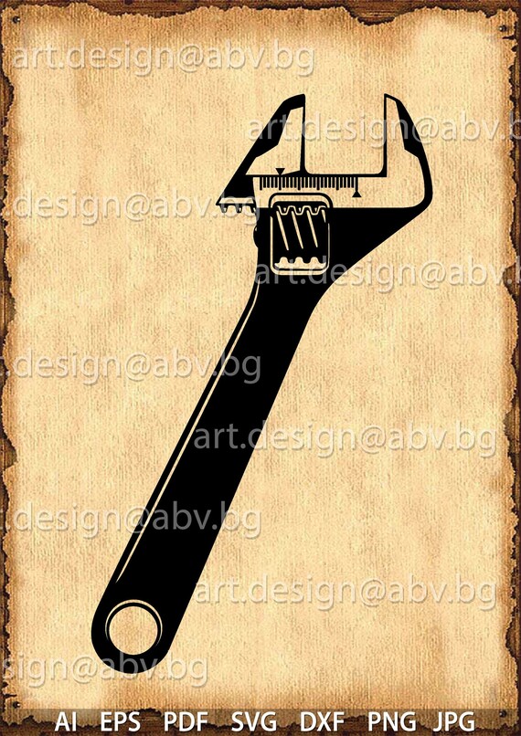 Vector FRENCH WRENCH Ai Eps Pdf SVG Dxf Png Jpg Etsy Australia