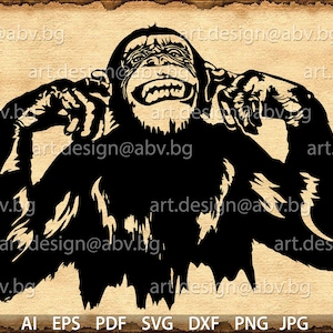 Vector MONKEY, Download, Digital image, graphical, AI, png, eps, pdf, svg, dxf, jpg, dhole, animal, discount coupons