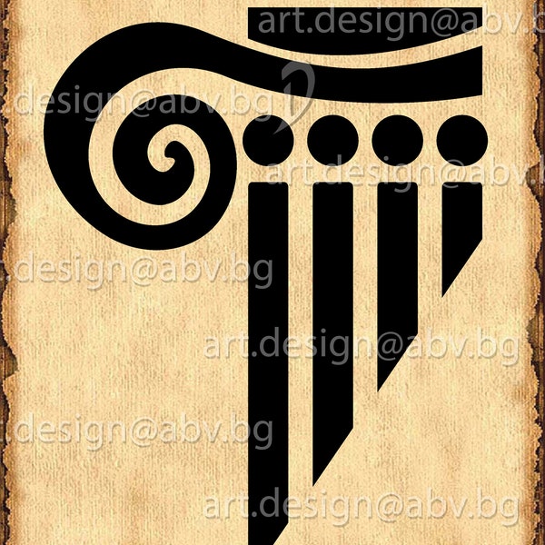 Vector ROMAN COLUMN, AI, eps, pdf, svg, dxf, png, jpg Download, Digital image, graphical, discount coupons