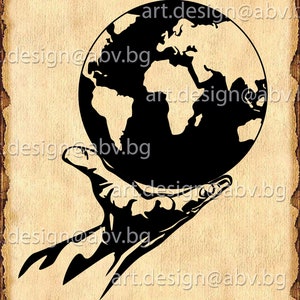 Vecteur TERRE à la main, pour sauver le monde, AI, eps, PNG, pdf, svg, dxf, jpg téléchargement, carte du monde, coupons de réduction