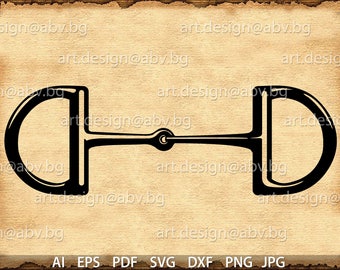 Vector SNAFFLE BIT, horse, AI, eps, png, pdf, svg, dxf, jpg Download, Digital image, graphical, discount coupons