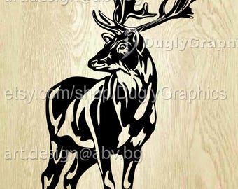 Gráfico vectorial de gamo (descarga digital)