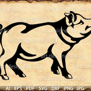 Vector PIG, AI, PNG, eps, pdf, svg, dxf, jpg Download, Digital image, graphical, animal, swine, discount coupons