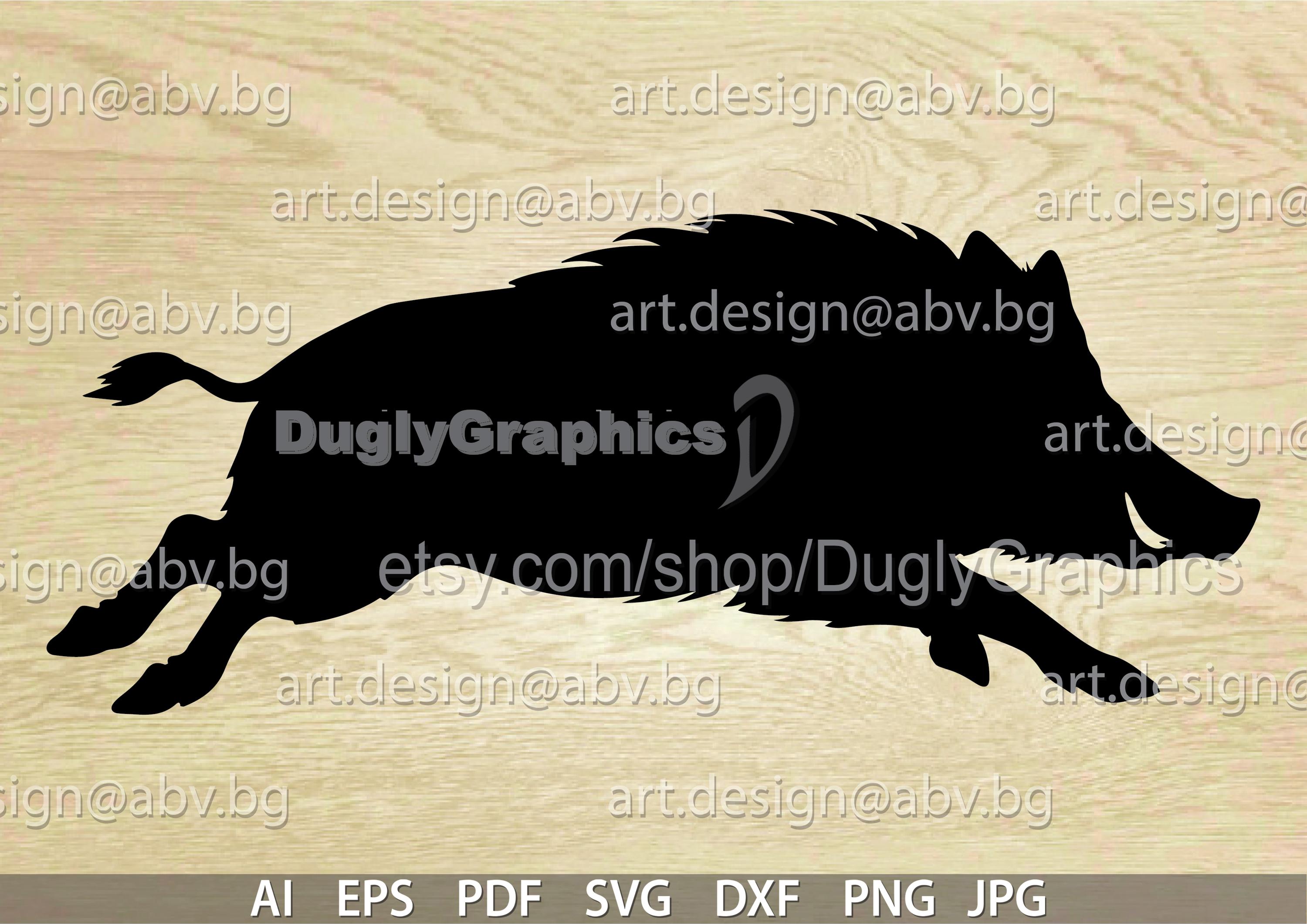 Boar Vector Graphic, AI, SVG, PNG (digital Download) - Etsy