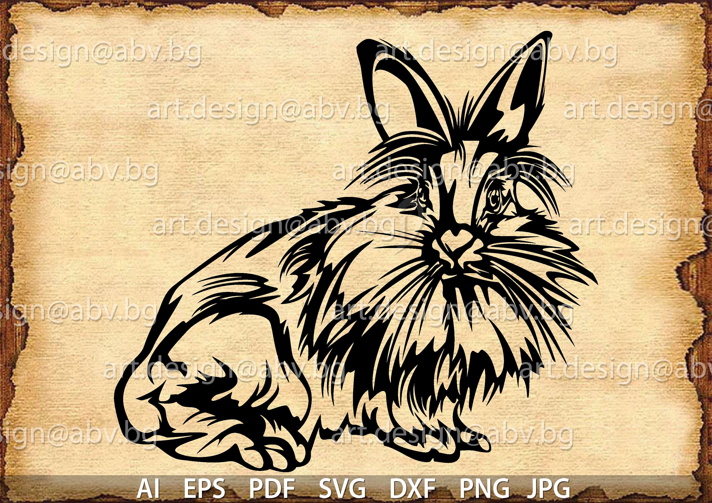 LAPIN tête svg, lapin image svg, art imprimables, ANIMAUX, Silhouette, SVG,  dxf, eps, ai, png, jpg, clipart, Images numériques, graphique -  France