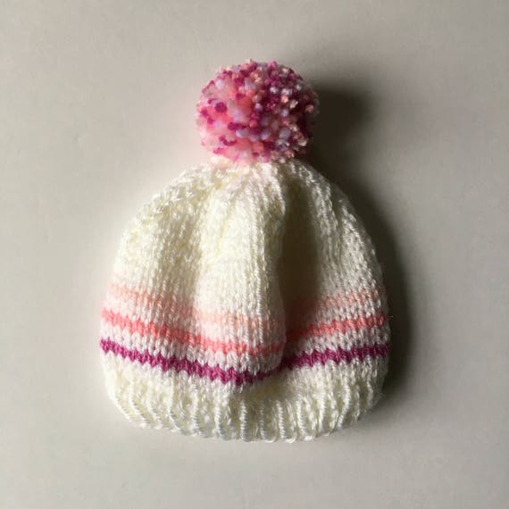 Items similar to The Aurora Knit Baby Hat, Handmade Baby Hat, Newborn