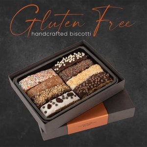 Gluten Free Biscotti Gift Box | Holiday Gift Baskets | Care Packages for College Students | Food Gift | Corporate Gift