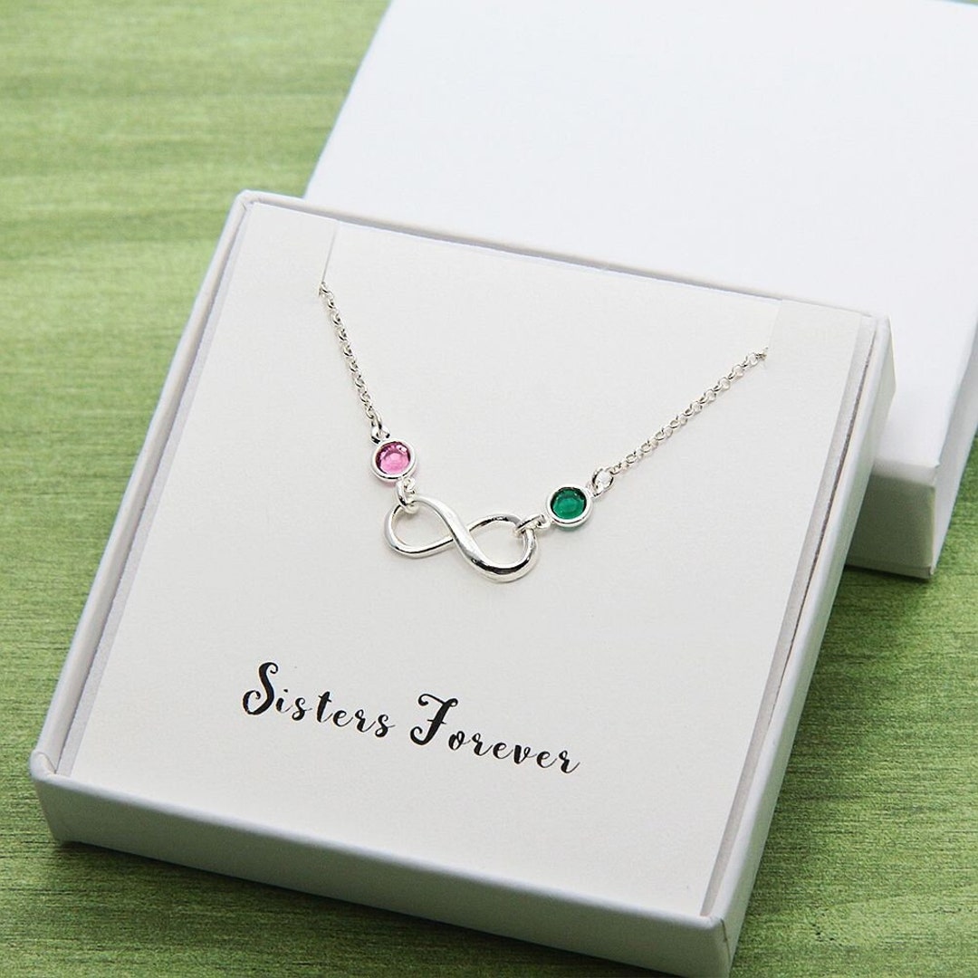 Madre E Hijo Collar De Plata De Ley 925 VONALA - Diseño Hermanas