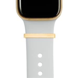 Gold BYOB build your own bytten stack satin gold 3mm stacking ring on bright white bytten band