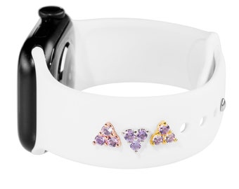 Amethyst Apple Watch Band Charm: February Birthstone Jewelry