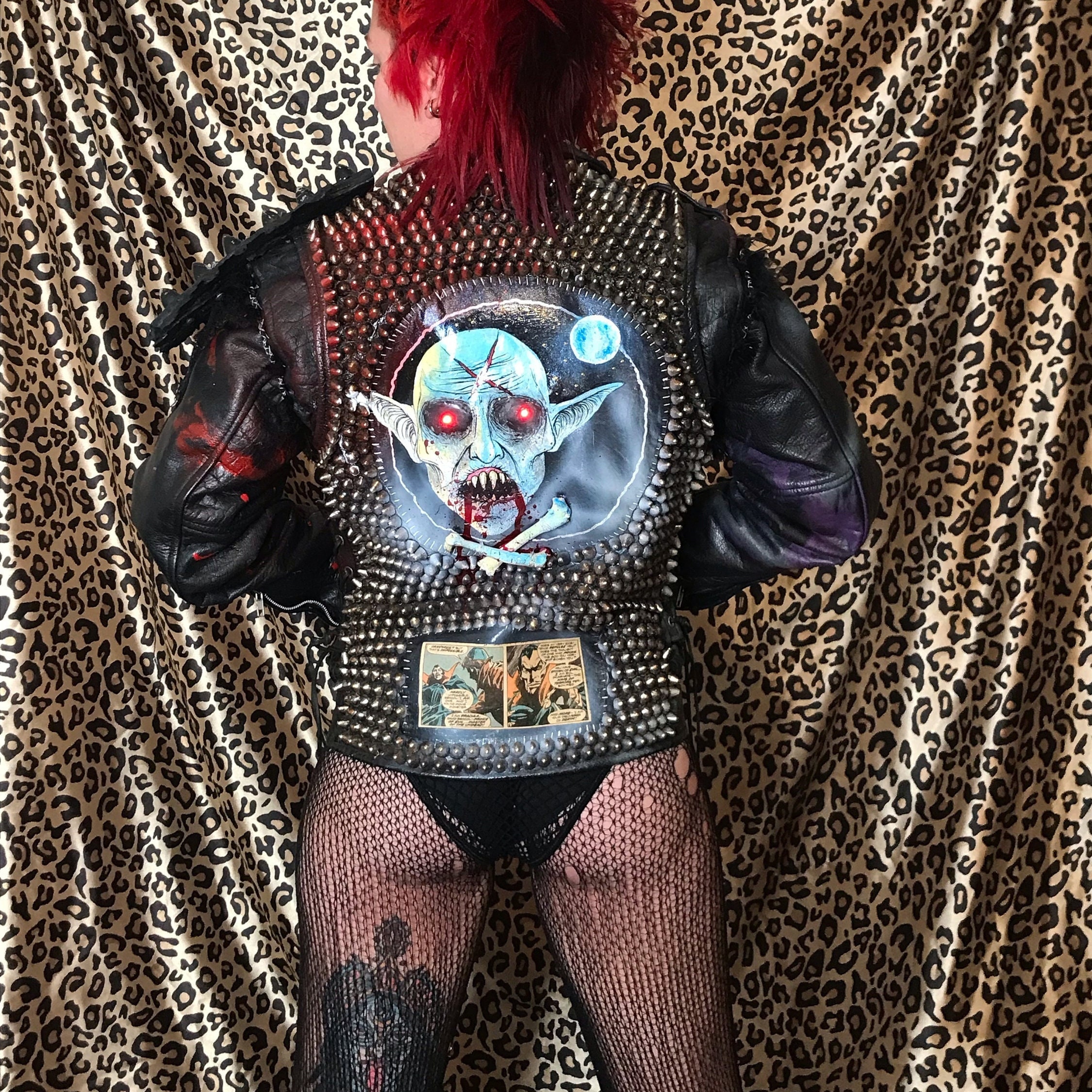 Battle jacket best sale spikes