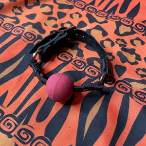 MINI Micro Ball Gag Bondage Bracelet HAND MADE