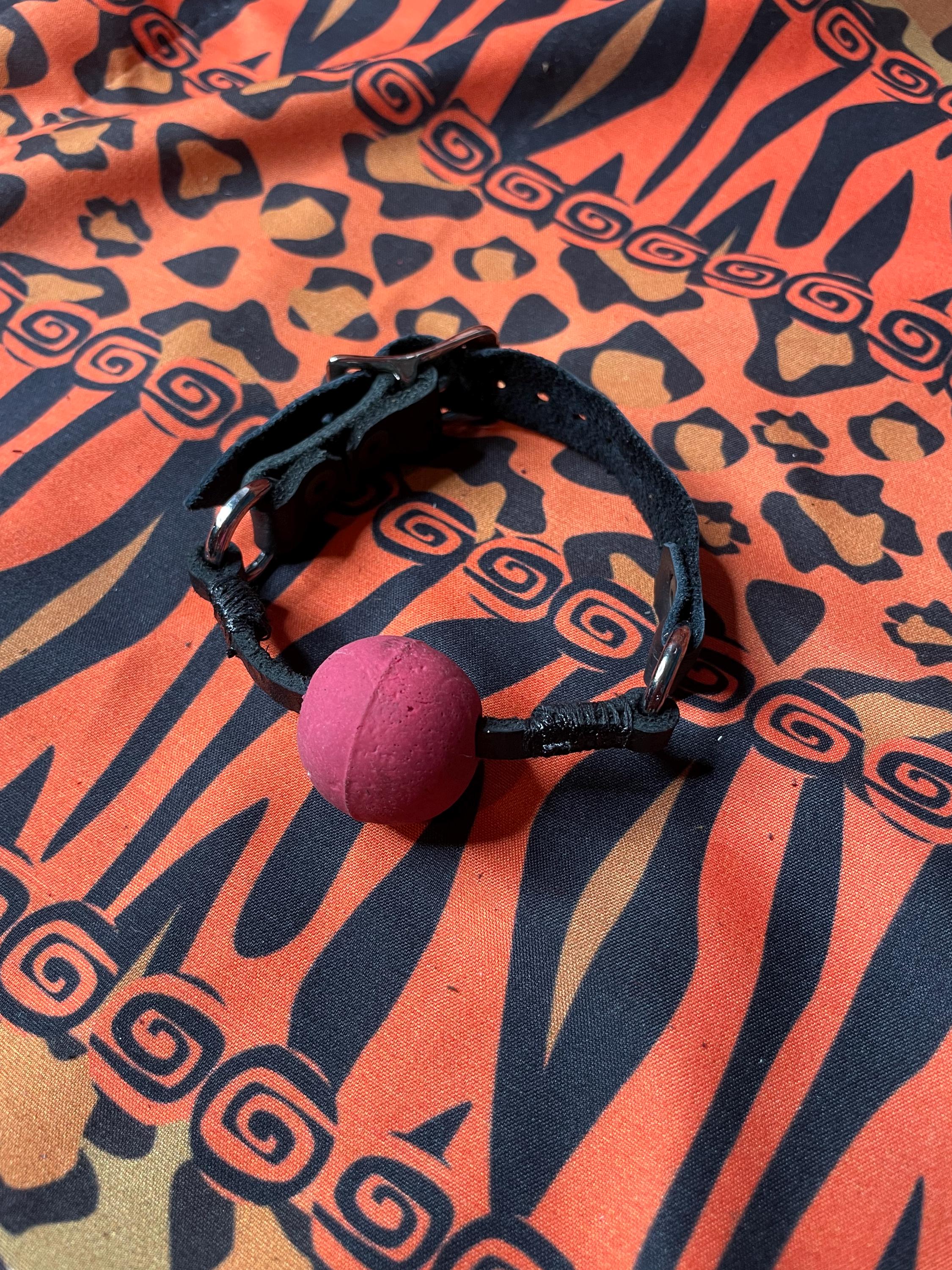 MINI Micro Ball Gag Bondage Bracelet HAND MADE