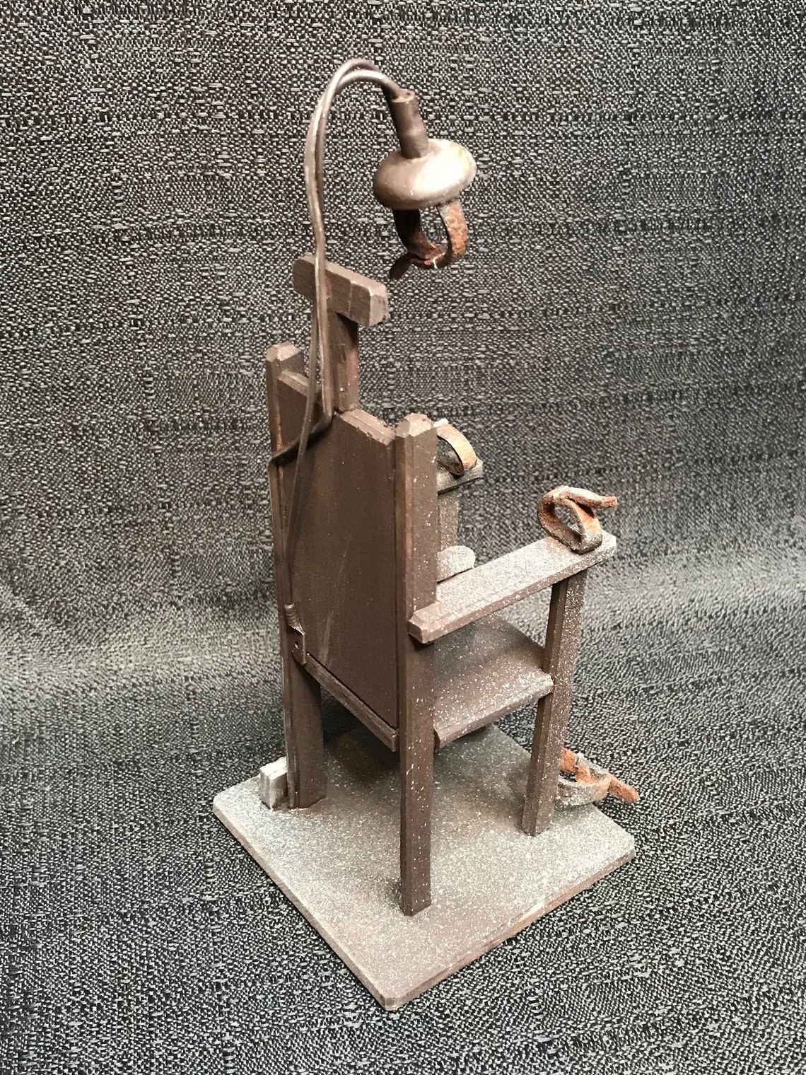Miniature Wooden Electric Chair Model Figurine HAND MADE Etsy