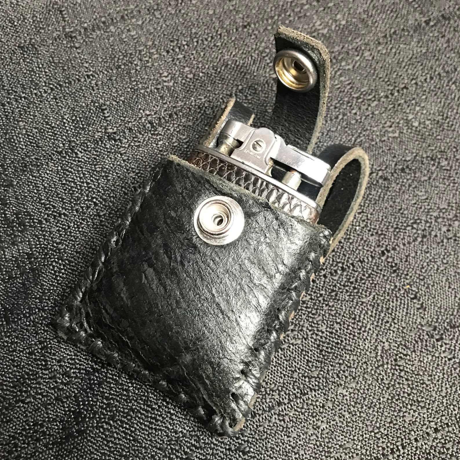 Genuine Leather Lighter Belt Pouch HAND MADE With Antique Etsy