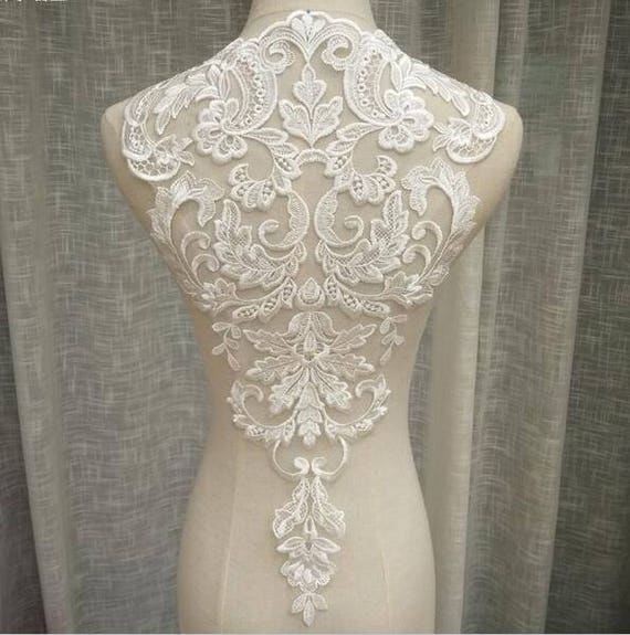 1pc Cream White Lace Super Luxury Lace Appliques Exquisite for Etsy