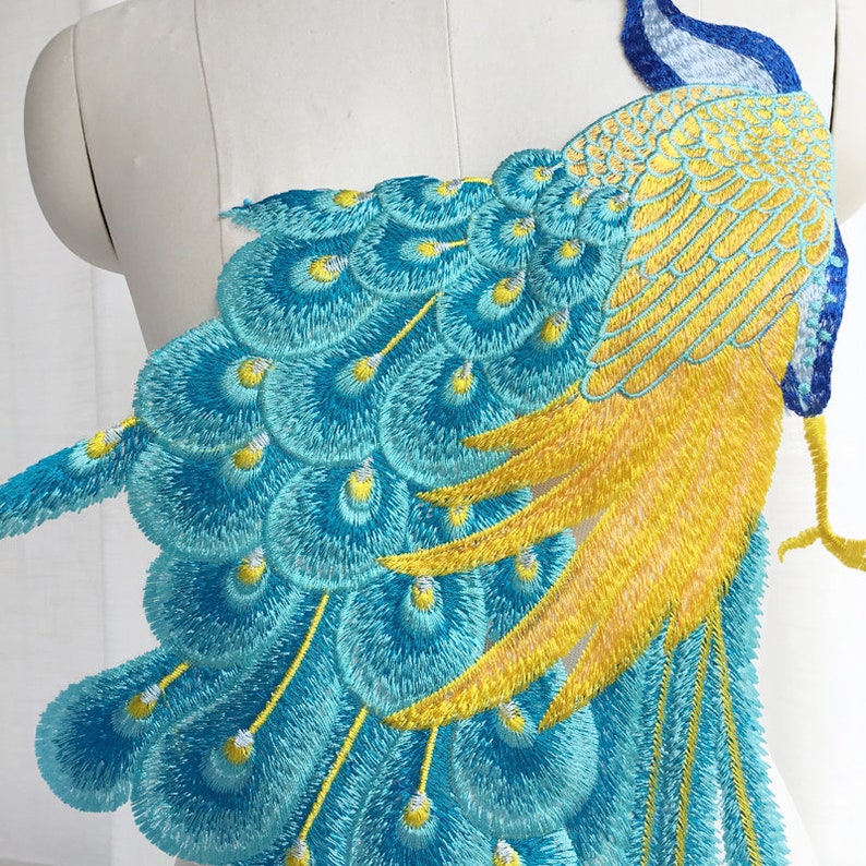 3 colors 1 pc Red Green Blue Peacock Alice Lace Alencon Super | Etsy